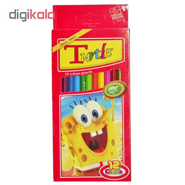 مداد رنگی 12 رنگ لاک پشت ایرانی کد 04