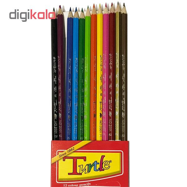 مداد رنگی 12 رنگ لاک پشت ایرانی کد 04