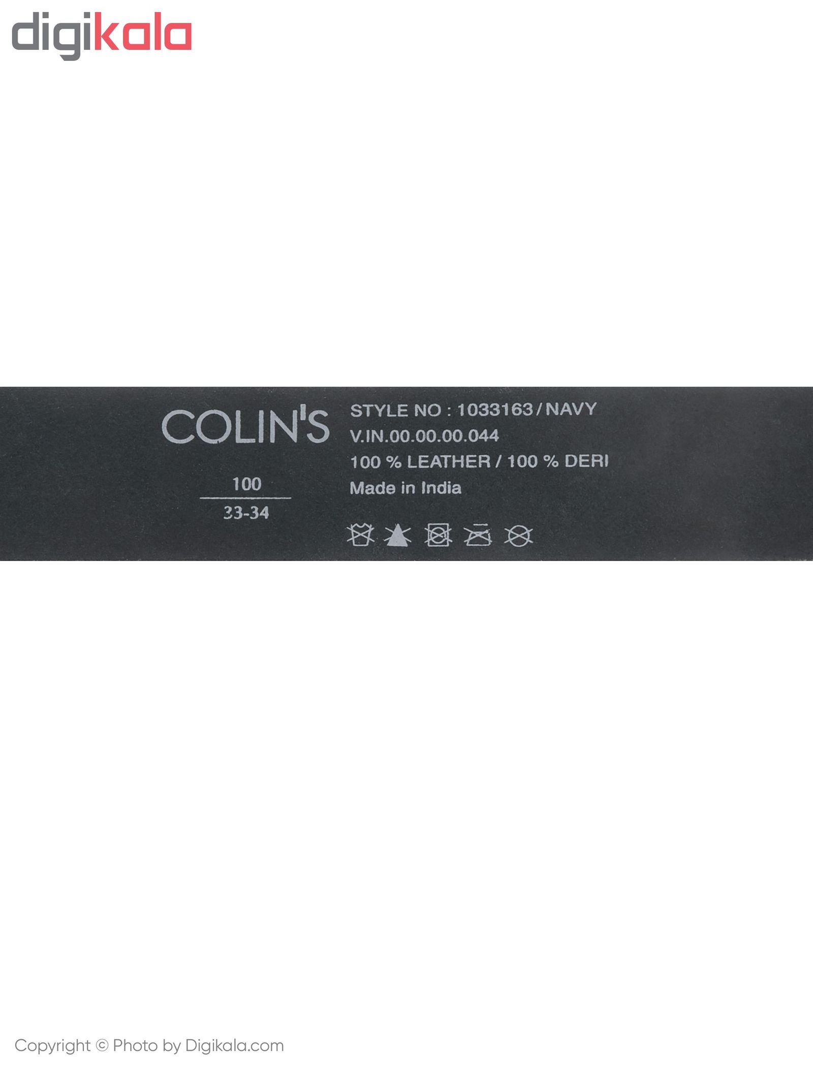 کمربند مردانه کالینز مدل CL1033163-BLACK - مشکی - 4