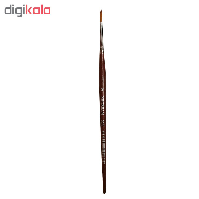 قلم مو گرد خرم شماره 2 کد 555