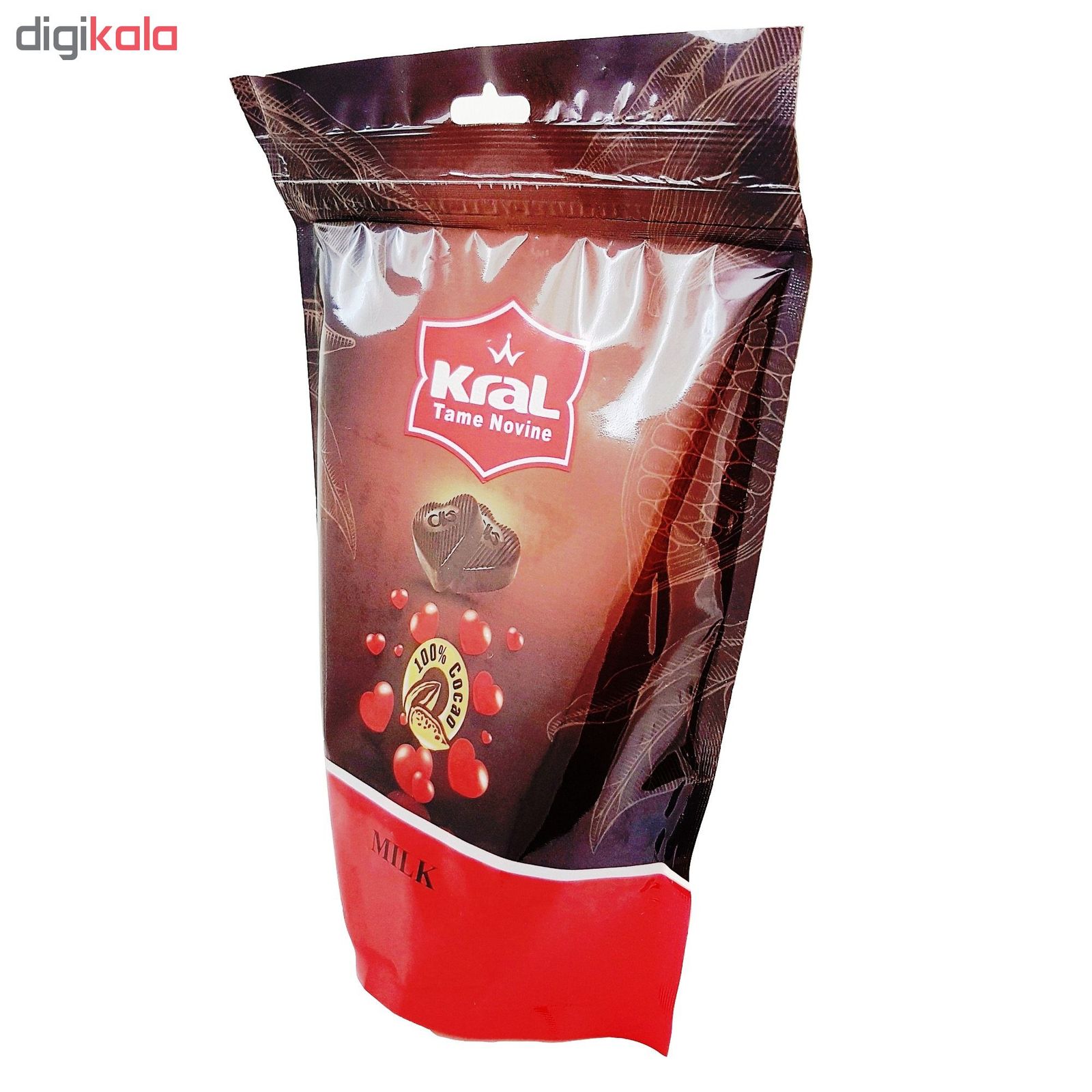 شکلات شیری قلبی کرال مقدار 300 گرم main 1 6