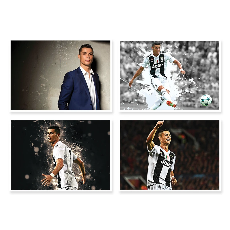 پوستر طرح رونالدو کد A-1116 مجموعه 4 عددی