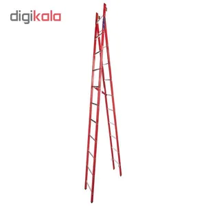   نردبان 21 پله آلومینیوم صنعت کد 621        