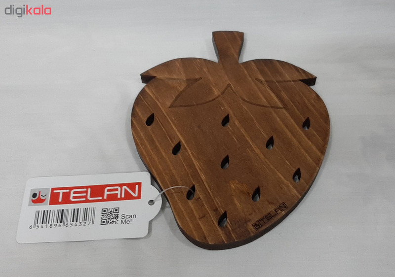 زیر قابلمه ای تلن طرح توت فرنگی