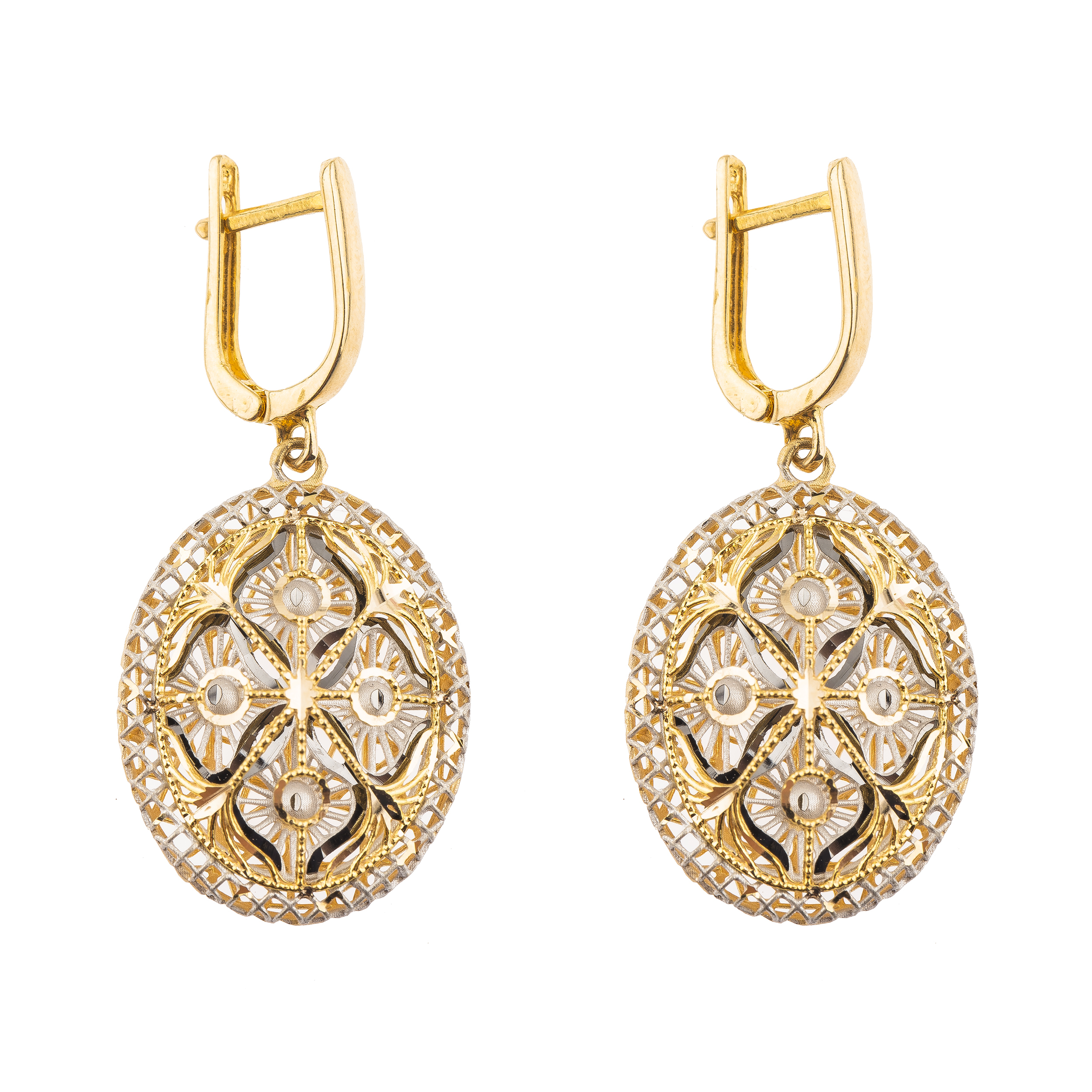 گوشواره طلا 18 عیار زنانه  کد EA158