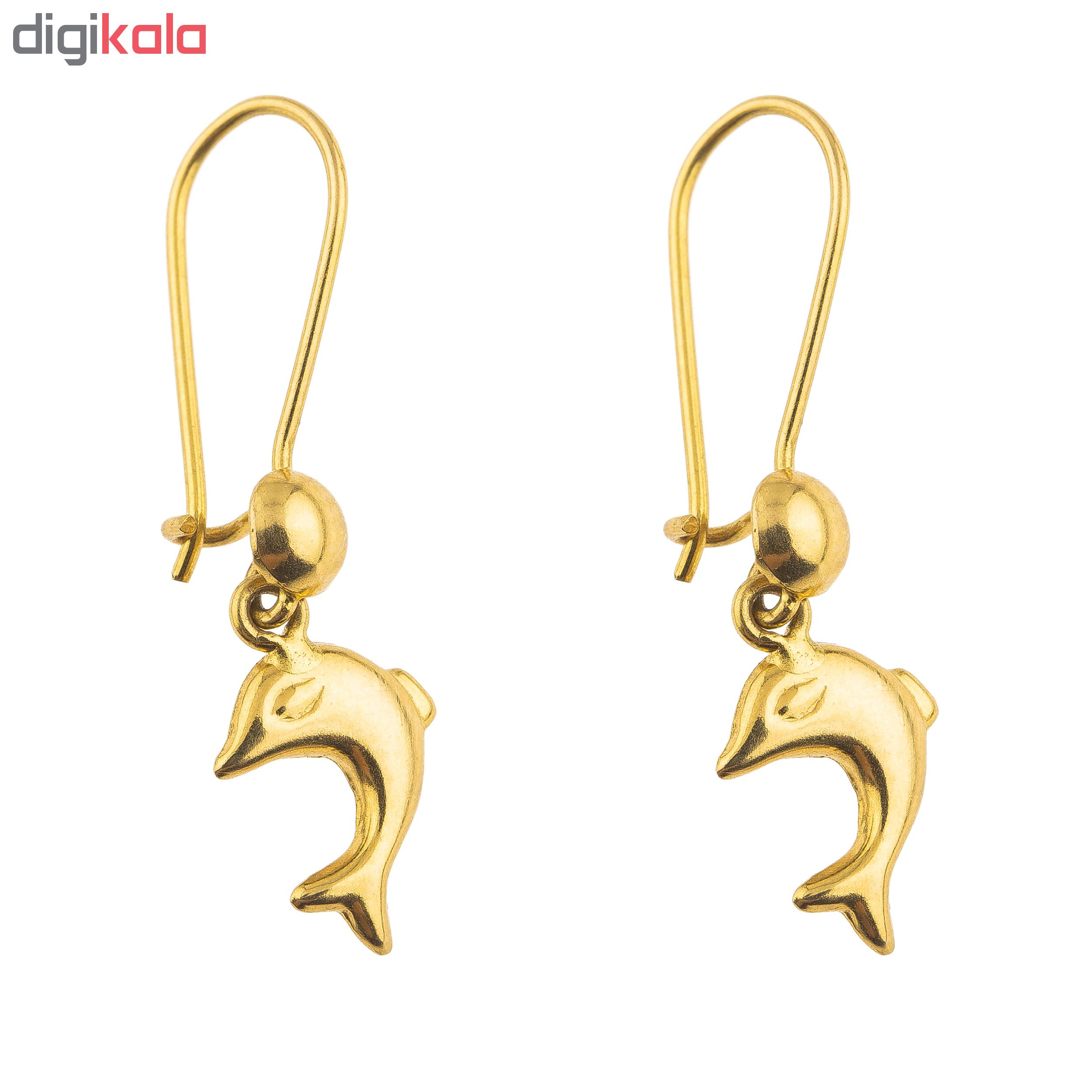 گوشواره طلا 18 عیار زنانه کد EA167