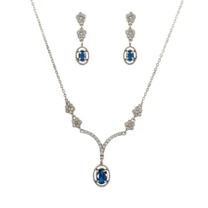 نیم ست نقره زنانه جواهری سون مدل 2501