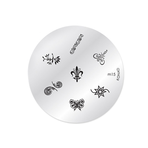 شابلون طراحی ناخن کناد کد m15