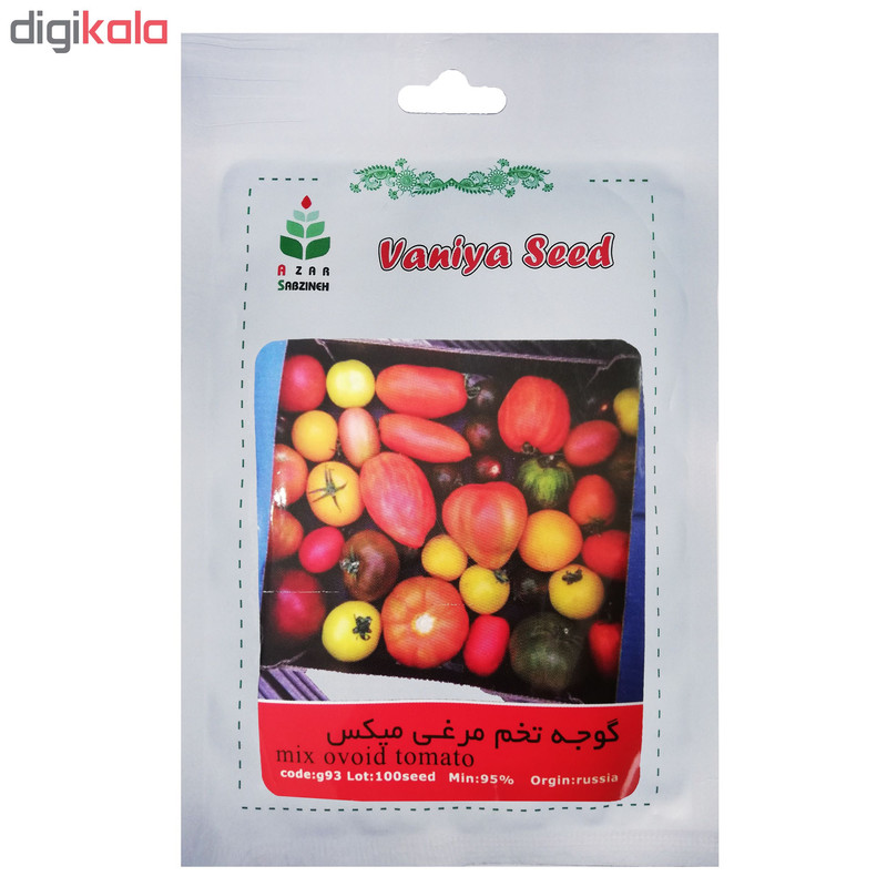 بذر گوجه تخم مرغی میکس آذر سبزینه مدل G93
