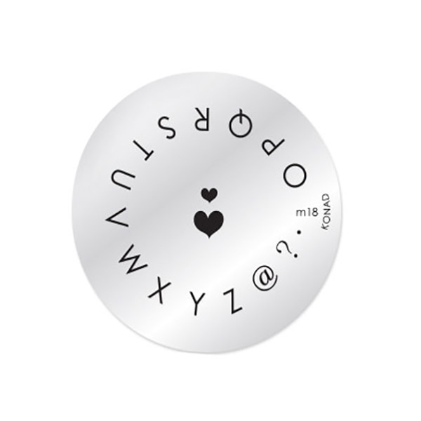 شابلون طراحی ناخن کناد کد m18