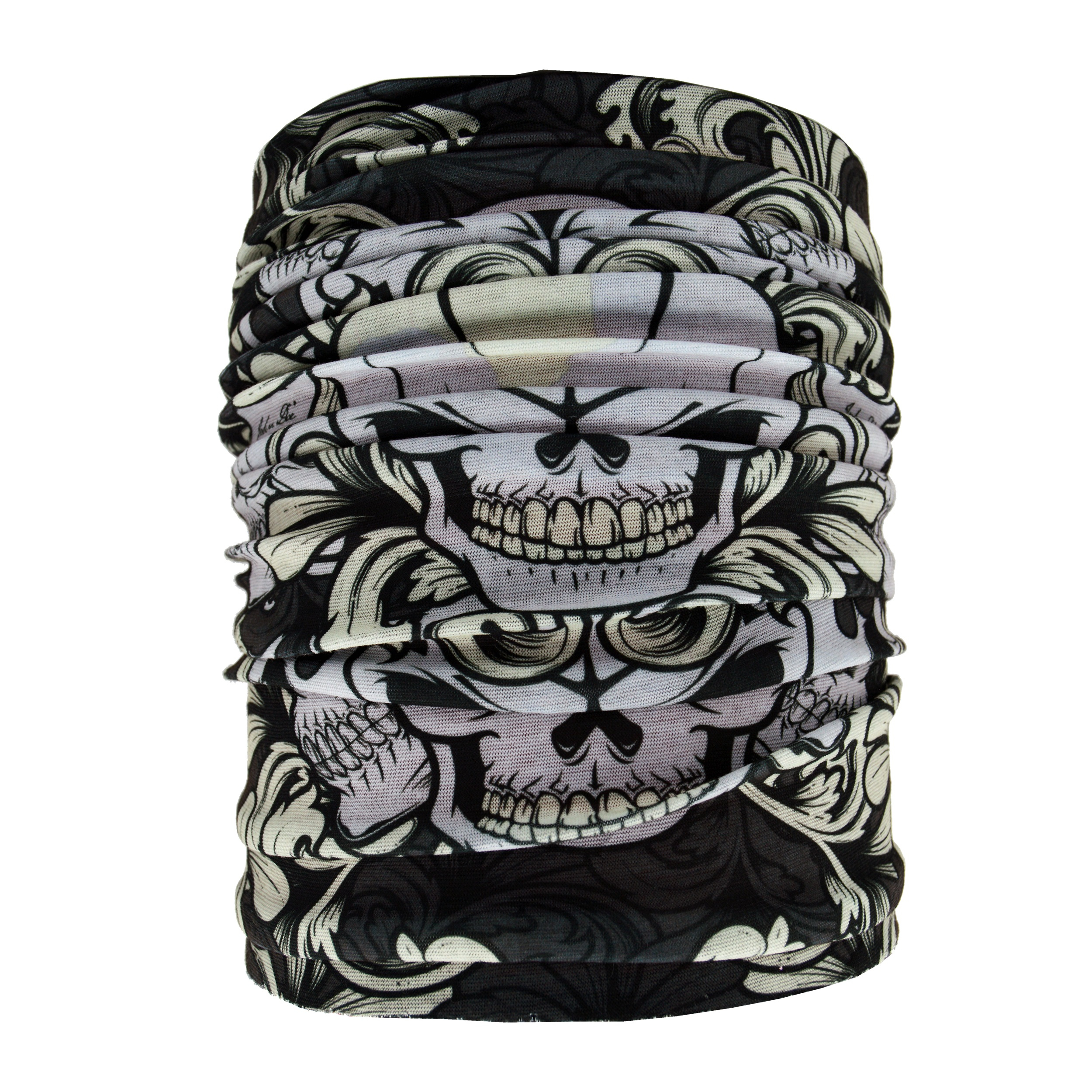 دستمال سر و گردن طرح Skull کد sk1001
