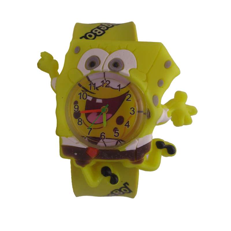 ساعت مچی عقربه ای طرح باب اسفنجی مدل z-1