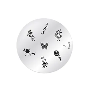 شابلون طراحی ناخن کناد  کد m21