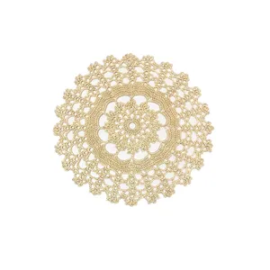 رومیزی بافتنی مدل Doily