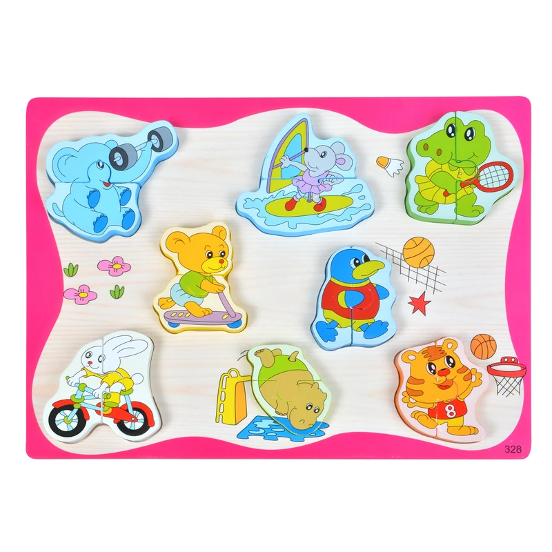 بازی آموزشی طرح حیوانات ورزشکار کد 4005