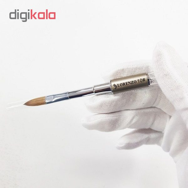 قلم موی کاشت ناخن لورنزو شماره 10