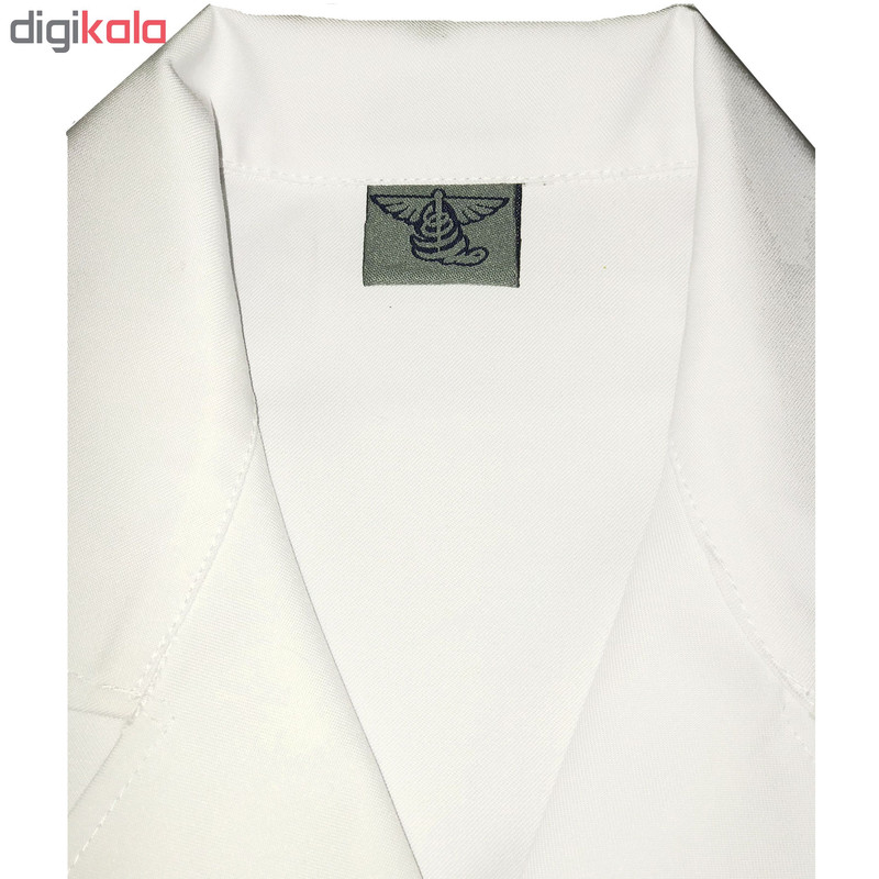 روپوش پزشکی زنانه مدل یقه ایستاده کد D116 روپوش پزشکی زنانه مدل یقه ایستاده کد D116