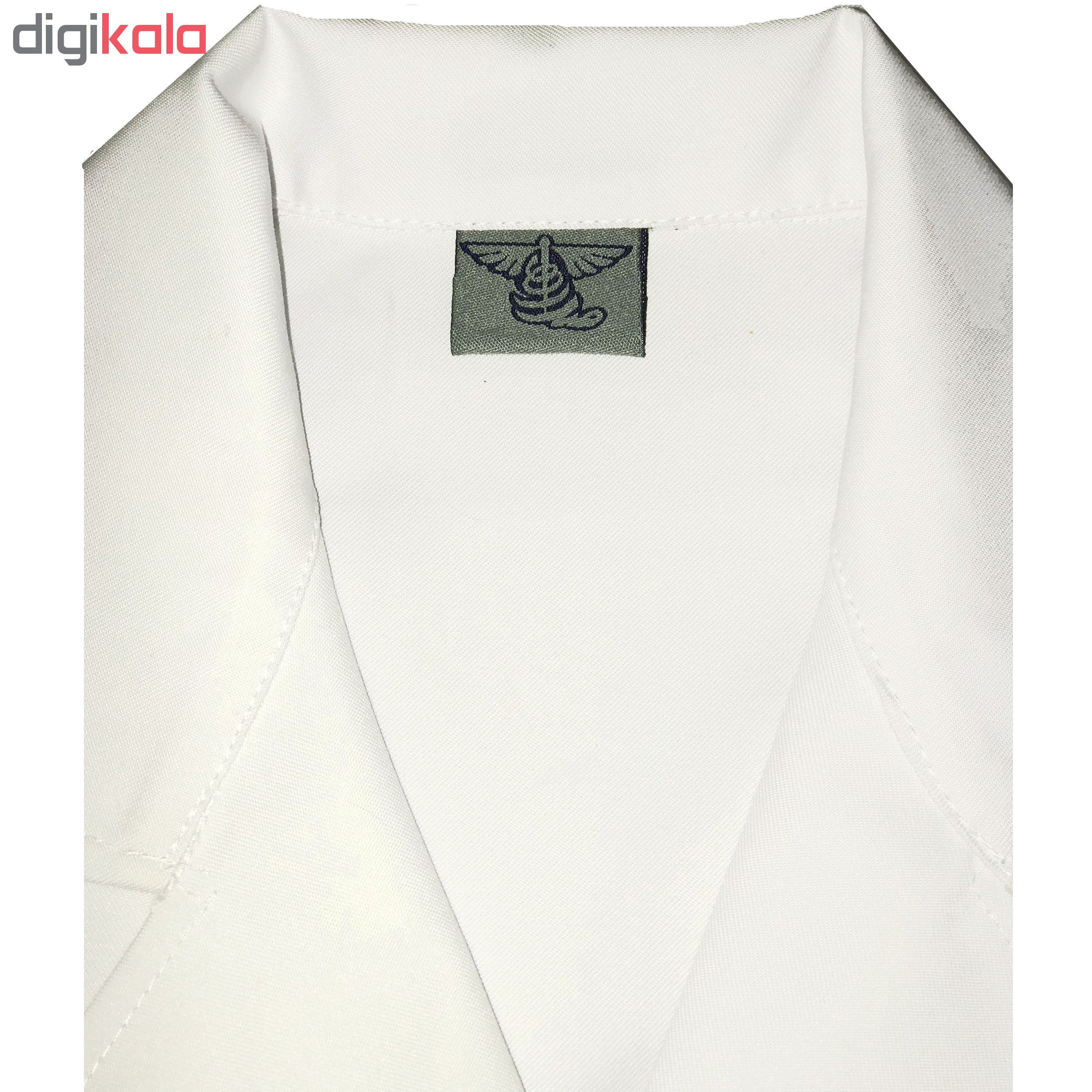 روپوش پزشکی زنانه مدل صدرا C115