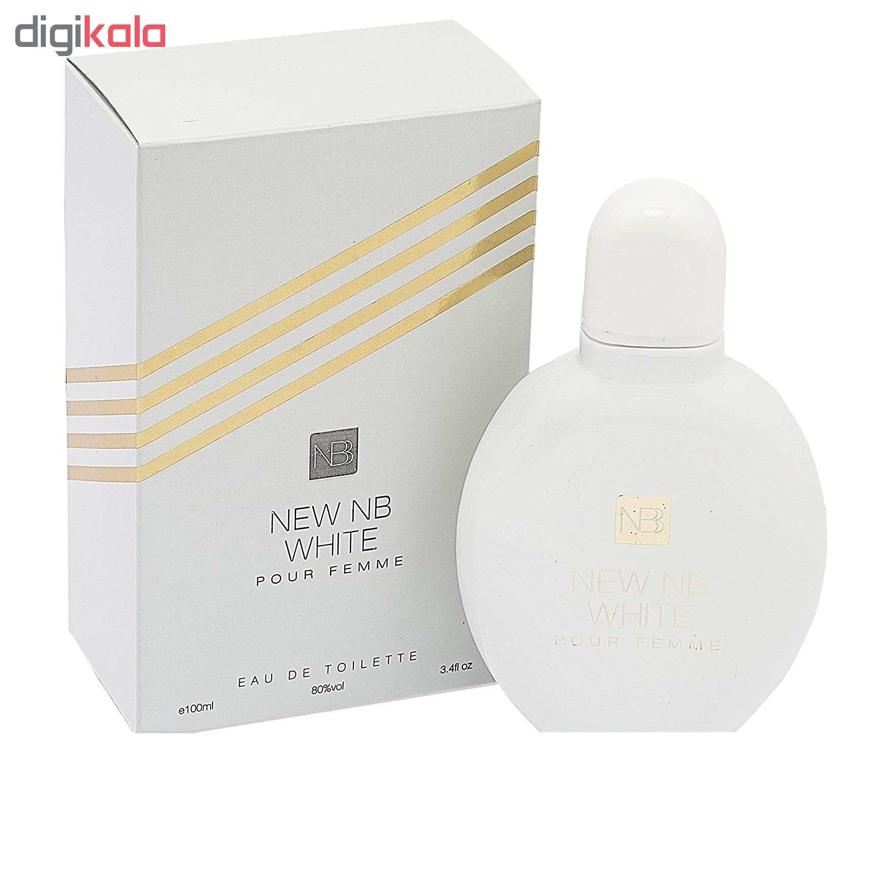 ادو تویلت زنانه ایریک مدل New NB white حجم 100 میلی‌لیتر