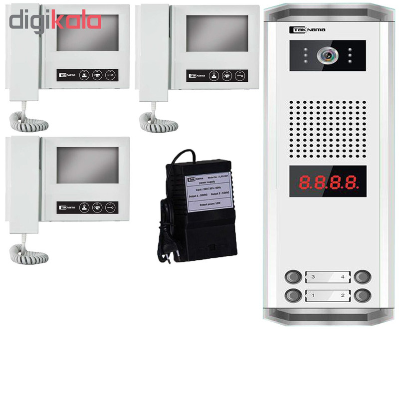 درب بازکن تصویری تک نما مدل D43-3V مجموعه ۴ عددی درب بازکن تصویری تک نما مدل D43-3V مجموعه ۴ عددی