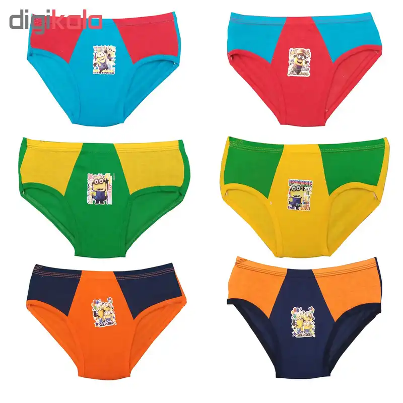 شورت پسرانه مدل SHK07 مجموعه 6 عددی