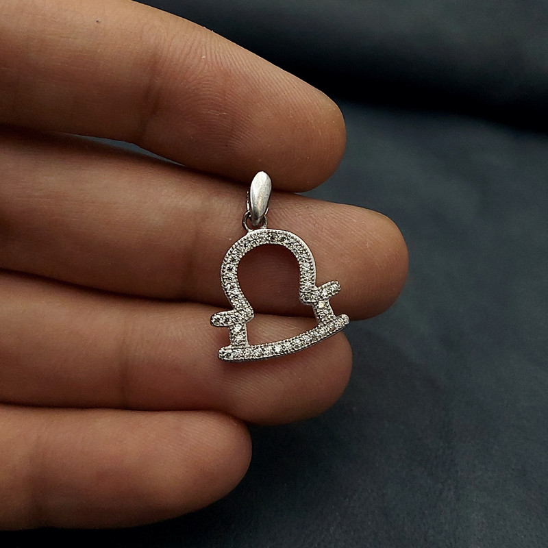 آویز گردنبند نقره زنانه مدل VM8694