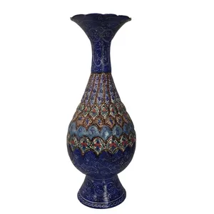 گلدان میناکاری مسی کد 5556