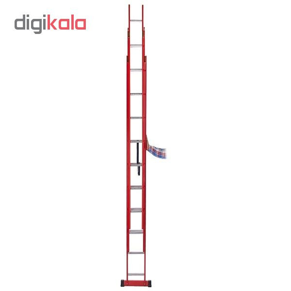   نردبان 29 پله آلومینیوم صنعت کد 629       