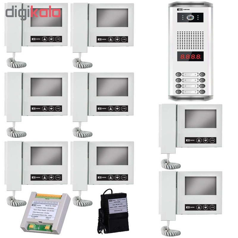 درب بازکن تصویری تک نما D43-8V مجموعه ۹ عددی