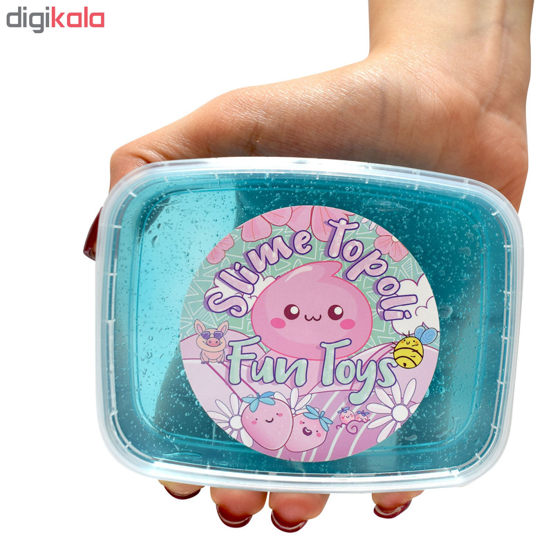 ژل بازی اسلایم تپلی مدل Happiness ColorFul S200 بسته 6 عددی