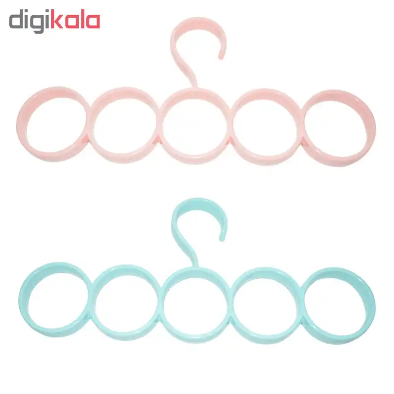 آویز شال و روسری مدل Circle Five بسته 2 عددی