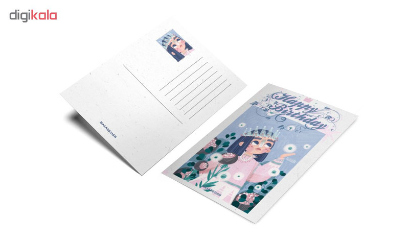 کارت پستال ماسا دیزاین طرح تولدت مبارک کد postv06