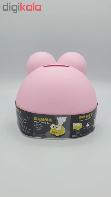 عکس شماره 4 : جعبه دستمال کاغذی کودک طرح قورباغه