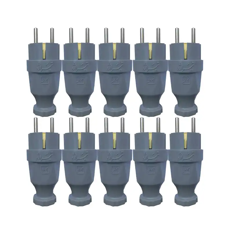 دوشاخه صنعتی تیراژه مدل S31 بسته 10 عددی