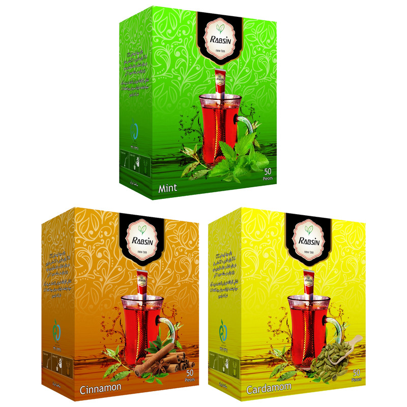 چای طعم دار رابسین بسته 3 عددی