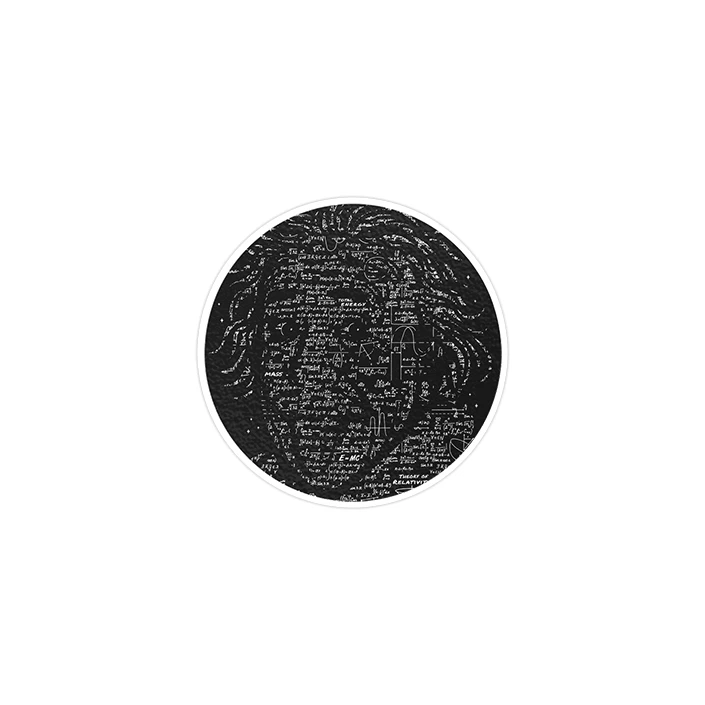 استیکر لپ تاپ ماسا دیزاین طرح آلبرت انیشتین مدل STK148