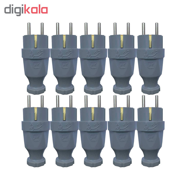 دوشاخه صنعتی تیراژه مدل S31 بسته 10 عددی