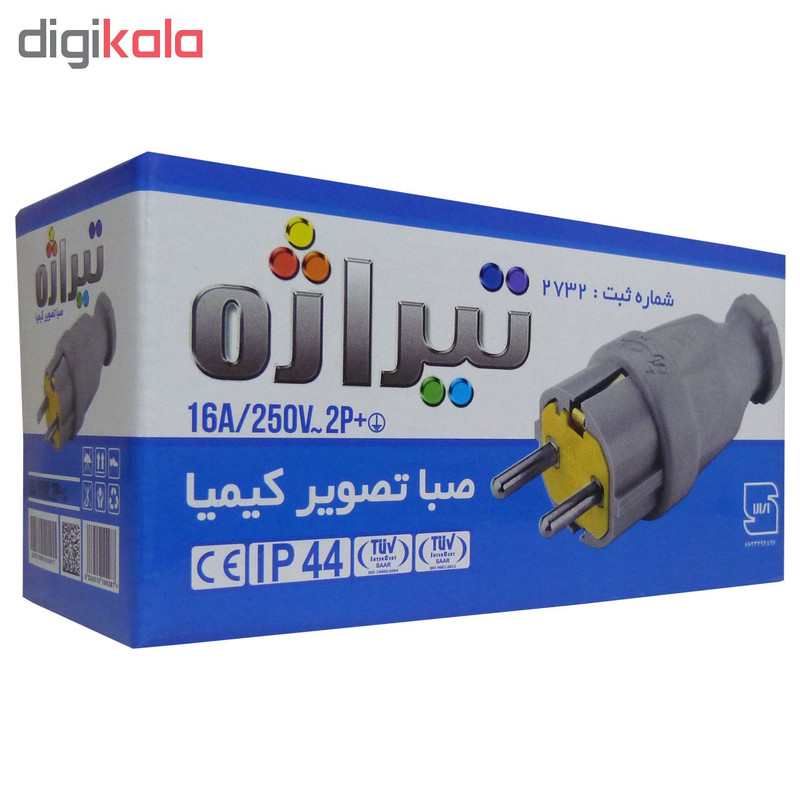 دوشاخه صنعتی تیراژه مدل S31 بسته 10 عددی