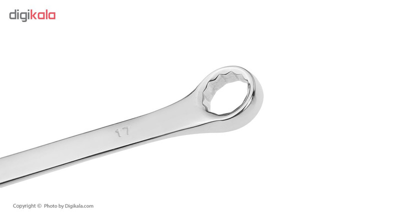 آچار یکسر تخت یکسر رینگی کد 004 سایز 17