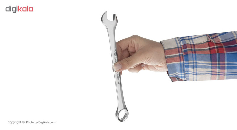 آچار یکسر تخت یکسر رینگی کد 004 سایز 17