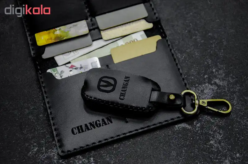 ست هدیه چرمینه اسپرت طرح چانگان کد 36027-B