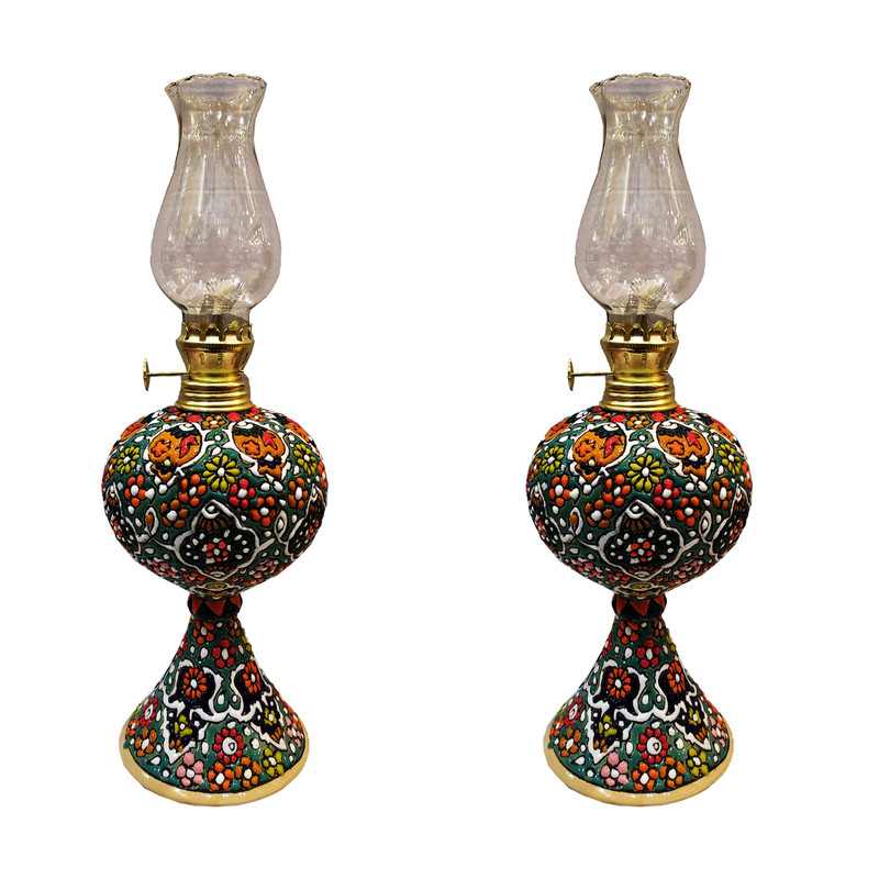 چراغ میناکاری کد 6654 بسته دو عددی