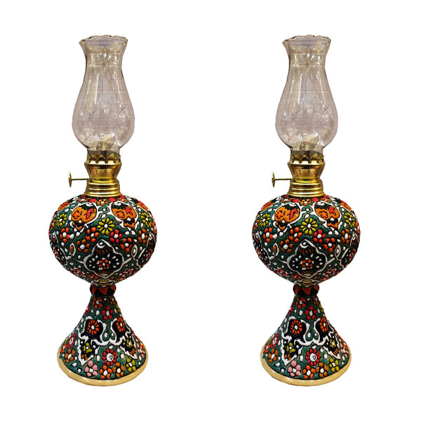 چراغ میناکاری کد 6654 بسته دو عددی