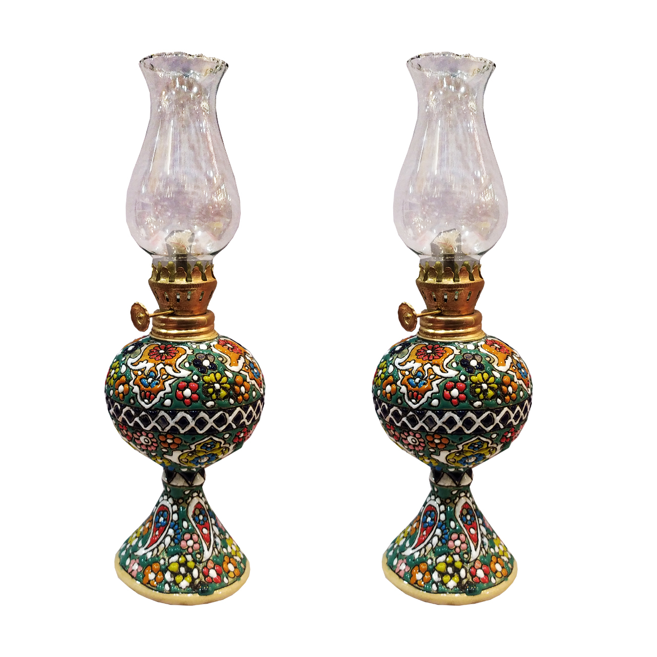 چراغ میناکاری کد 6654 بسته دو عددی