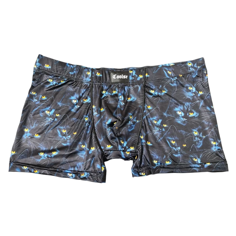 شورت پادار مردانه کولسی طرح گربه کد 2025