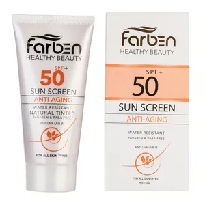 کرم ضد آفتاب ضد چروک فاربن مدل SPF50 حجم 50 میلی لیتر