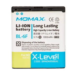 باتری موبایل مدل BL-6F ظرفیت 1300 میلی آمپر ساعت مناسب برای گوشی موبایل نوکیا N95 8G