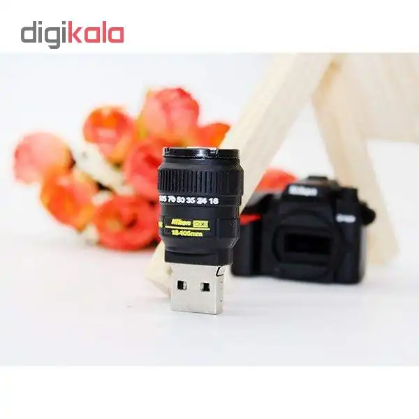 فلش مموری طرح دوربین عکاسی نیکون مدل Ul -CN01 ظرفیت64 گیگابایت