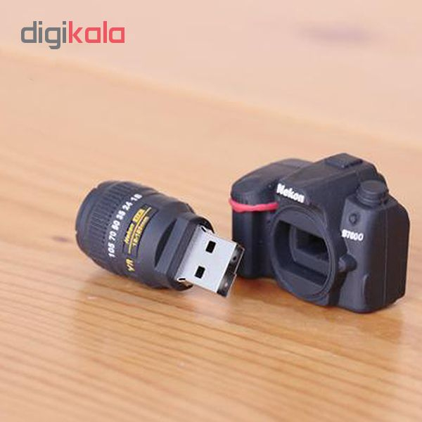 فلش مموری طرح دوربین عکاسی نیکون مدل Ul -CN01 ظرفیت64 گیگابایت