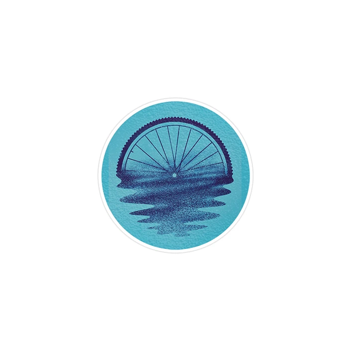 استیکر لپ تاپ ماسا دیزاین طرح دوچرخه مدل STK168